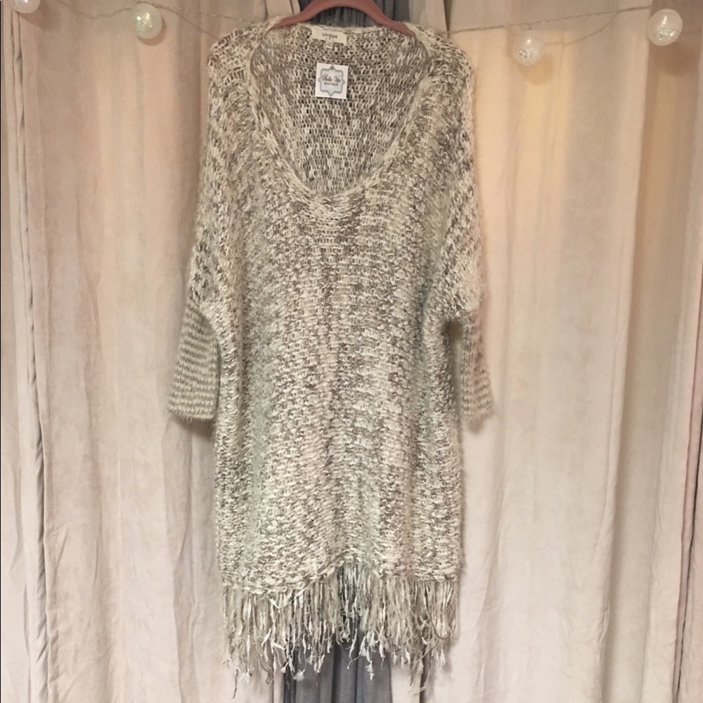 Comfy, Boho~ pull over sweater/tunic - Picture 2 of 8